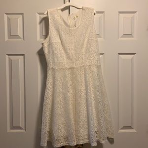 White lace dress